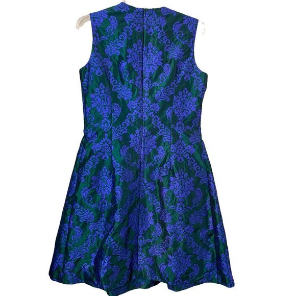 Sara Campbell Jacquard Fit And Flare Floral Dress Size 6 - Picture 4 of 8